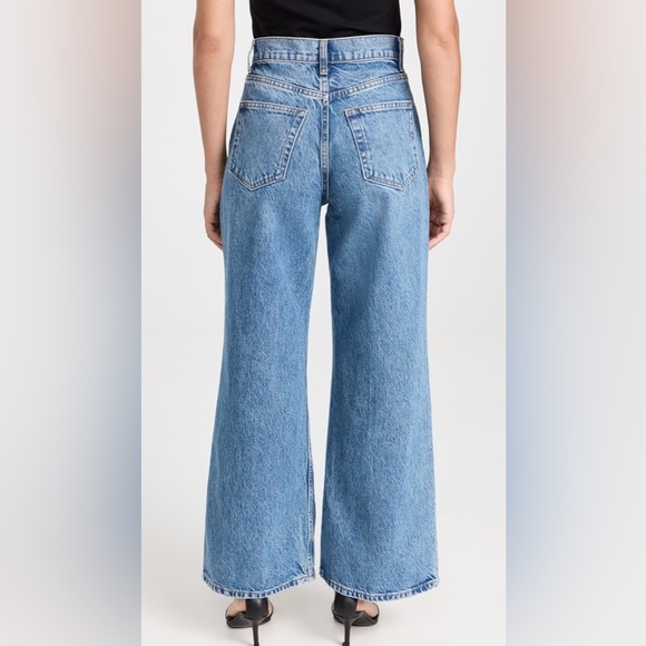 NWT Reformation Cary High Rise Slouchy Wide Leg Cropped Jean - Picture 2 of 6